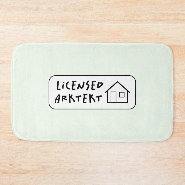 Item preview, "Licensed 'Arktekt' (Architect)" Badge designed and sold by Maya Draws.