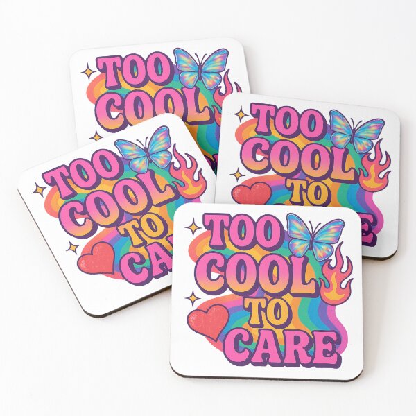 Item preview, TOO COOLE ’CARE – Stylish and Bold Self-Care Design designed and sold by Joyloom.