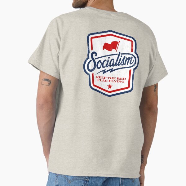 Item preview, Socialism Crest - Keep the Red Flag Flying designed and sold by Eat the Rich.