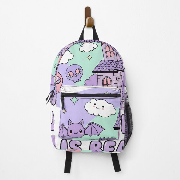Item preview, Different Is Beautiful – Kawaii Pastel Gothic Haunted House Digital Art designed and sold by AnnDesignStudio.