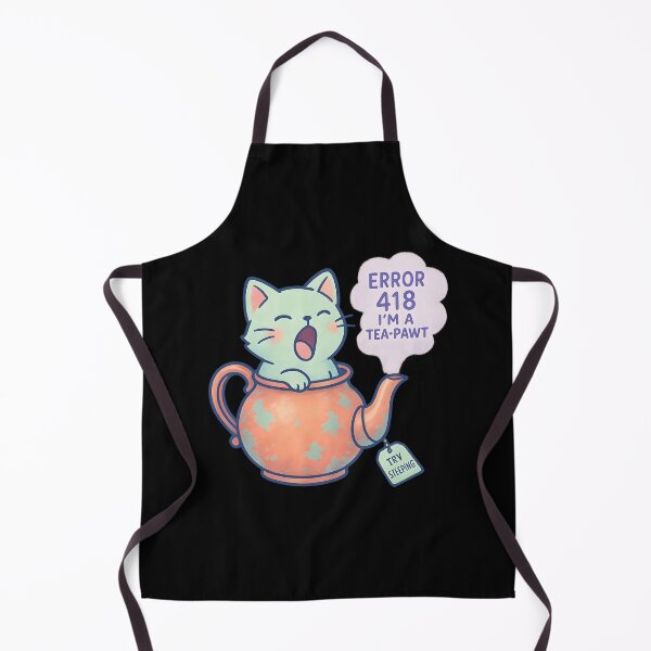 Item preview, Error 418 – Tea-Pawt Kitty designed and sold by MysticArtisan.