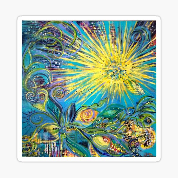 Burst of Light Sticker