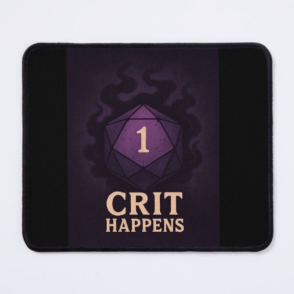 Item preview, Crit Happens designed and sold by ThreadedTavern.