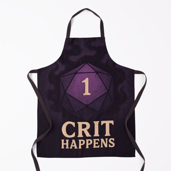 Item preview, Crit Happens designed and sold by ThreadedTavern.
