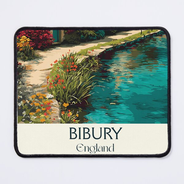 Item preview, Bibury Cotswolds Village Vintage Travel Poster designed and sold by TuncGK.