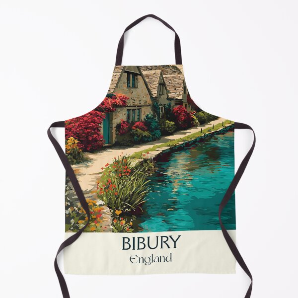Item preview, Bibury Cotswolds Village Vintage Travel Poster designed and sold by TuncGK.