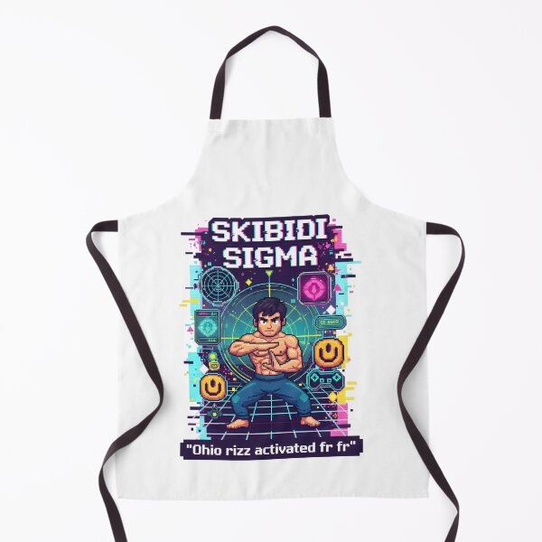 Item preview, Skibidi Sigma – Ohio Rizz Activated Pixel Meme Digital Art designed and sold by AnnDesignStudio.