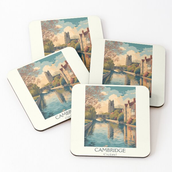 Item preview, Cambridge University River View Poster designed and sold by TuncGK.