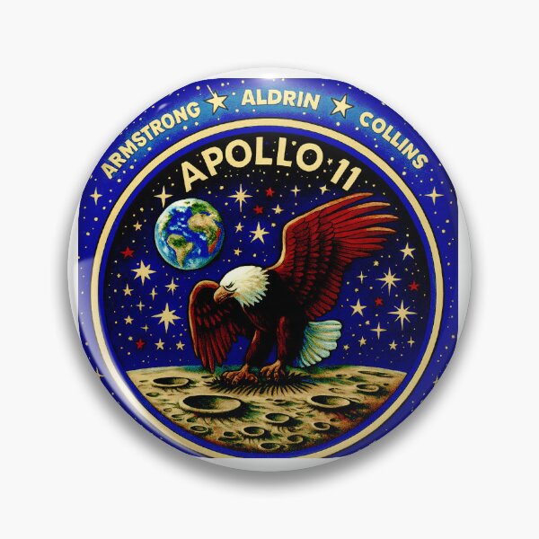 Item preview, Apollo 11 The eagle has landed vintage poster variation#1 designed and sold by Helios Be. Lavsh.