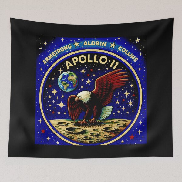 Item preview, Apollo 11 The eagle has landed vintage poster variation#1 designed and sold by Helios Be. Lavsh.