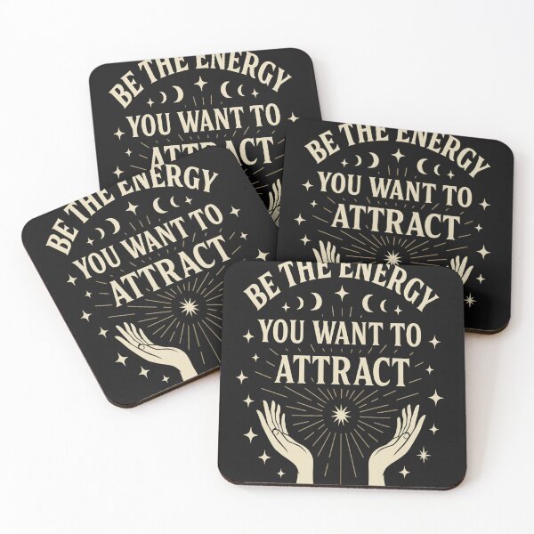 Item preview, Be the Energy You Want to Attract – Celestial Manifestation Quote designed and sold by darryllouis245.