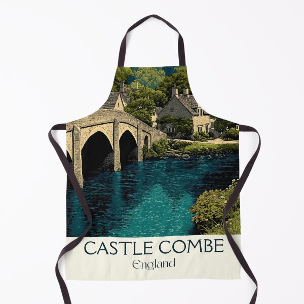 Item preview, Castle Combe Cotswolds Stone Cottage Poster Print designed and sold by TuncGK.