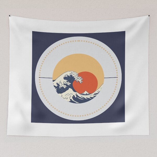 Item preview, Great wave sticker designed and sold by PrincessOreo.