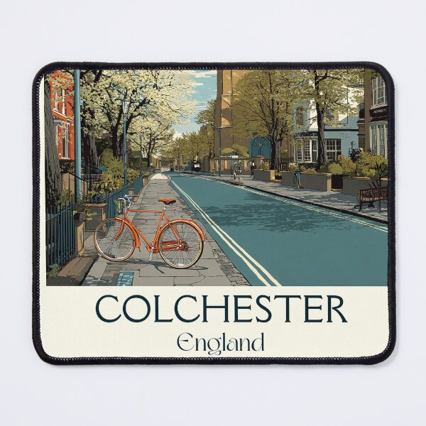 Item preview, Colchester Clock Tower and Blossoms Poster designed and sold by TuncGK.
