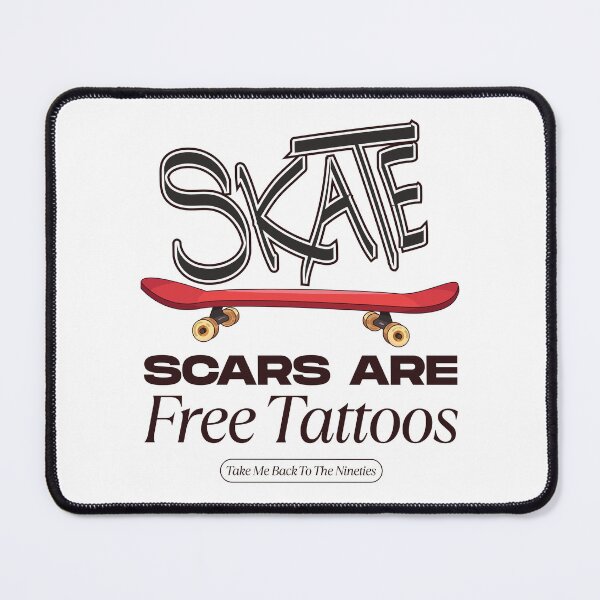 Item preview, Skate scares are free tattoos designed and sold by Peerless-Prime.