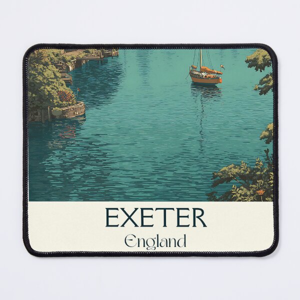 Item preview, Exeter England Cathedral and Blue Sky Poster designed and sold by TuncGK.