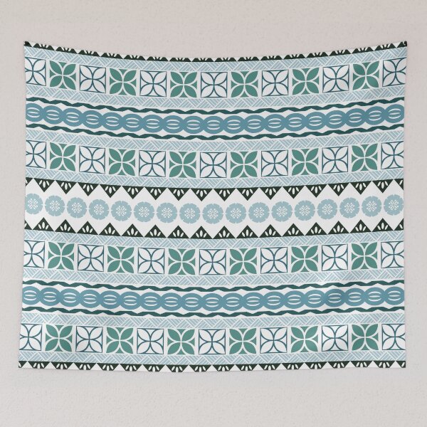 Item preview, Fiji Tropical Island Luisa Pattern Ocean designed and sold by lolomastudio.