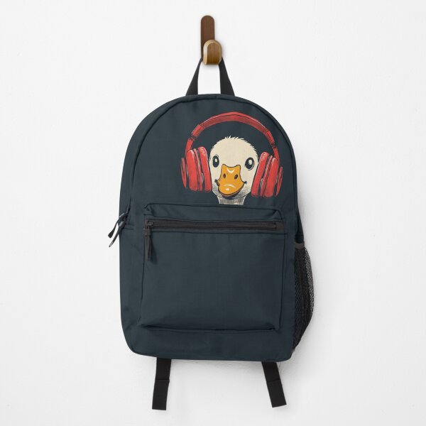 Item preview, Goose listens to country music on headphones designed and sold by BeetleDots.
