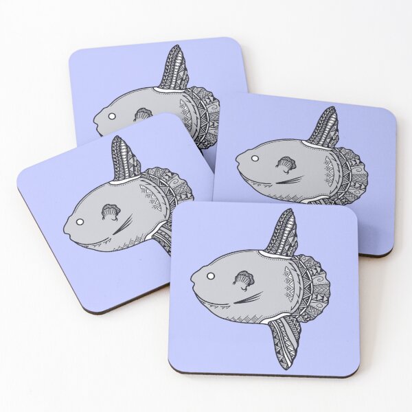Item preview, Tribal Gray Mola Mola Sunfish designed and sold by Steeb757.