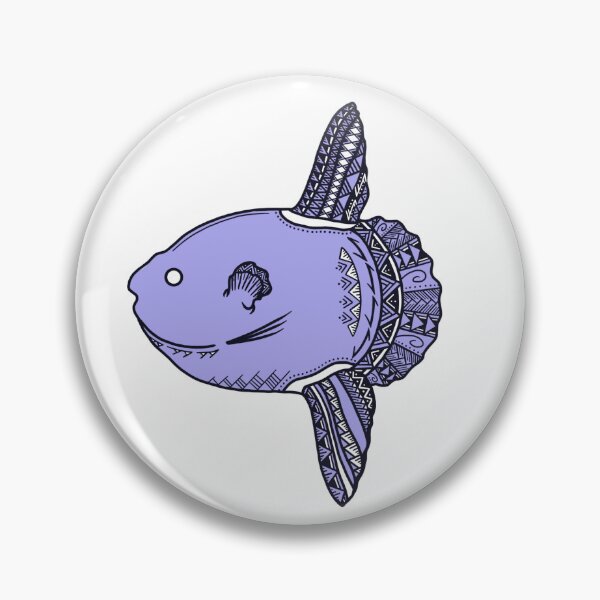 Item preview, Tribal Light Blue Mola Mola Sunfish designed and sold by Steeb757.