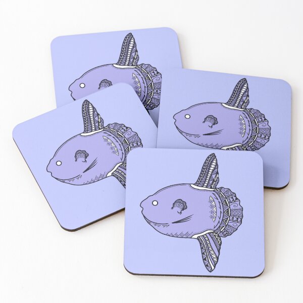 Item preview, Tribal Light Blue Mola Mola Sunfish designed and sold by Steeb757.
