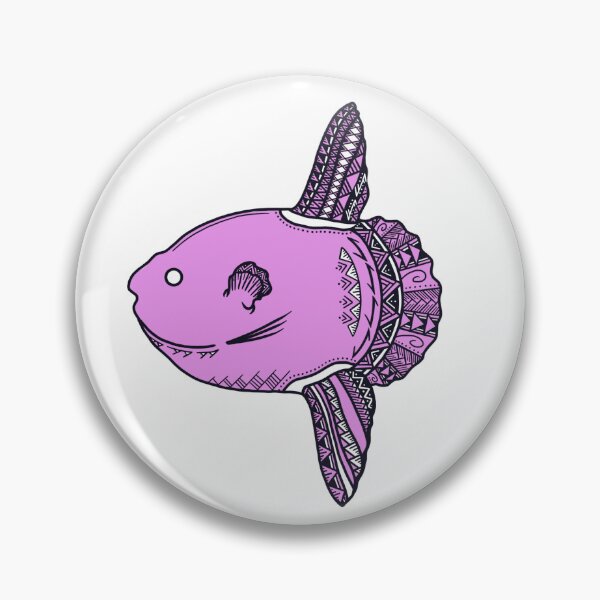 Item preview, Tribal Pink Mola Mola Sunfish designed and sold by Steeb757.