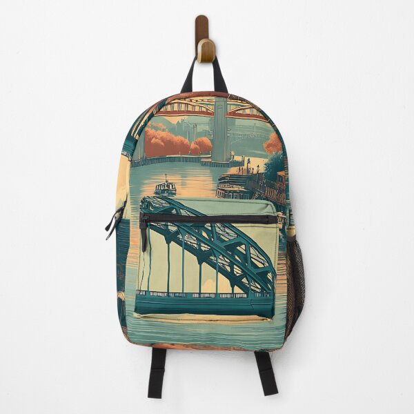 Item preview, Newcastle Upon Tyne Bridge and River Art Print designed and sold by TuncGK.