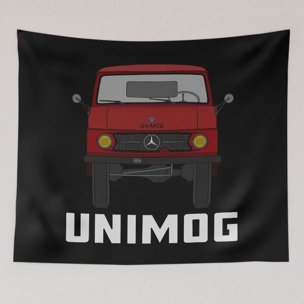Item preview, Classic Unimog Red (on black) designed and sold by Groenendijk.