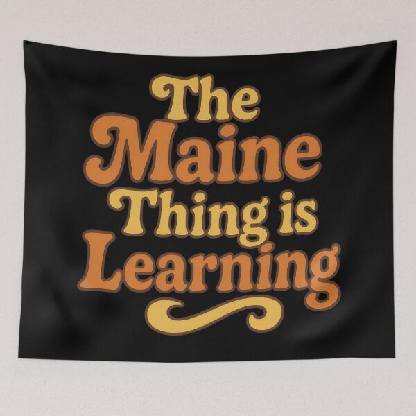 Item preview, Maine Thing is Learning designed and sold by Uglyandcute.