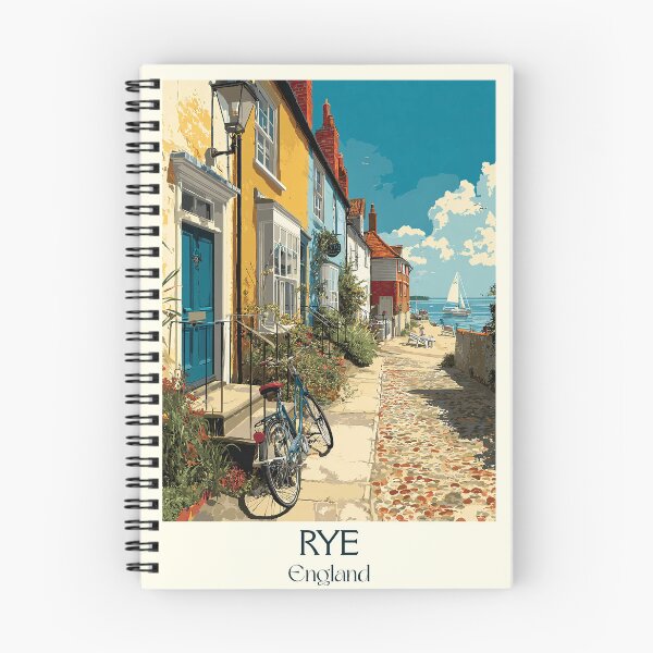 Item preview, Rye East Sussex Cobbled Street Poster Art designed and sold by TuncGK.