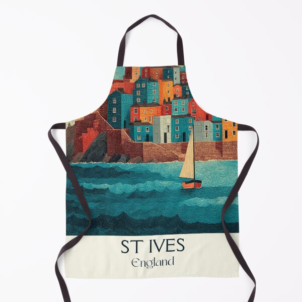 Item preview, St Ives Cornwall Coastal Sunset Poster Print designed and sold by TuncGK.