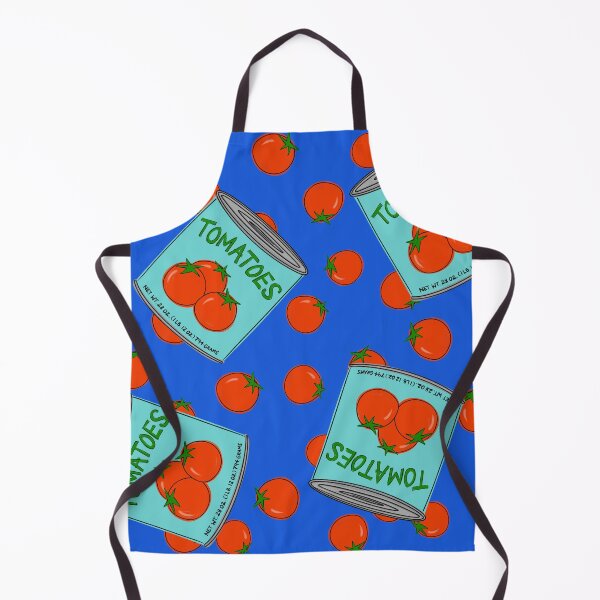 Item preview, Can of Tomatoes With Tomato Background On Blue designed and sold by MBeesShop.
