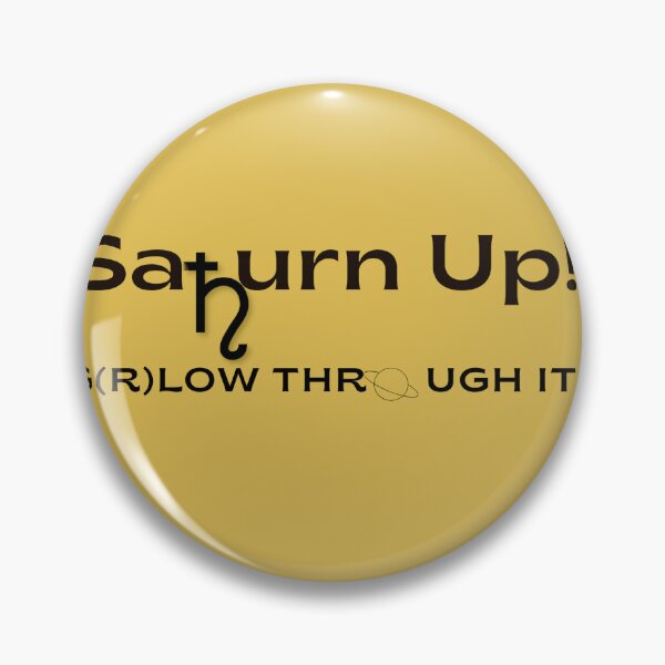 Item preview, Saturn Up!  Saturn return inspirational accessory Gold designed and sold by Parastyling.