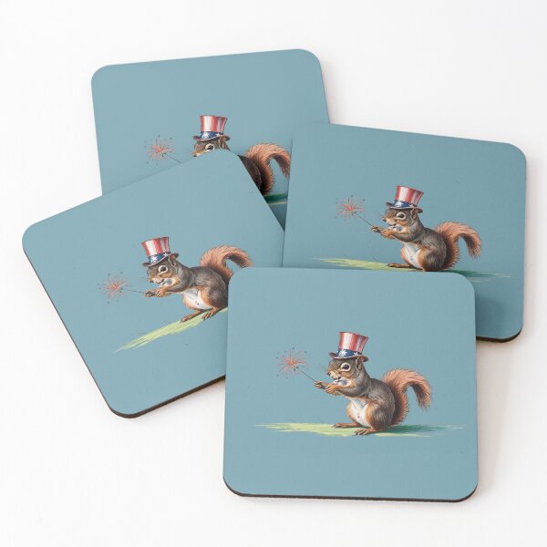 Item preview, Patriotic Squirrel designed and sold by HomeFreewithMe.