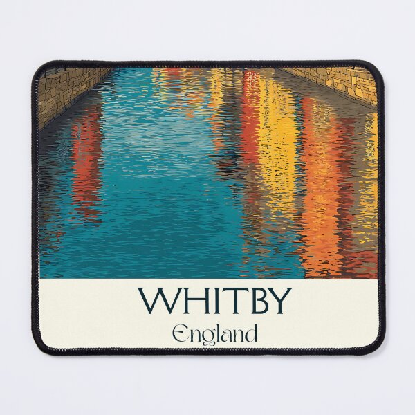 Item preview, Whitby Yorkshire Coast and Harbor View Poster designed and sold by TuncGK.