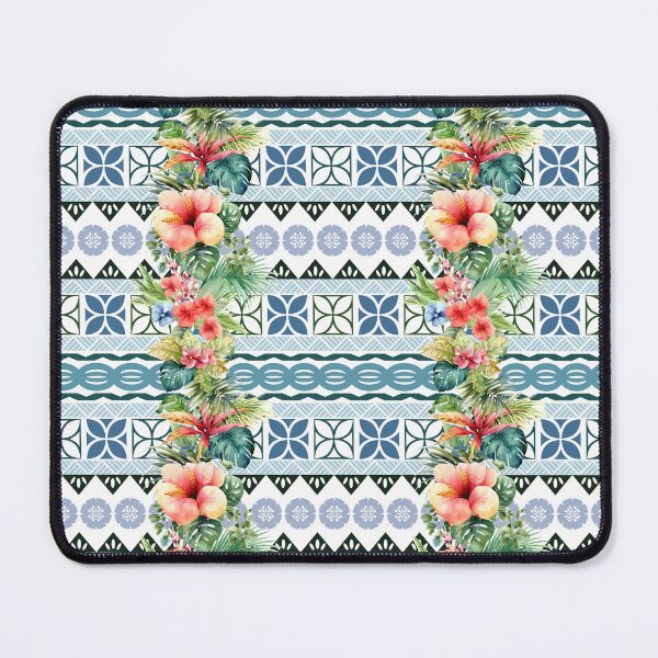 Item preview, Fiji Tropical Island Luisa Pattern Blue designed and sold by lolomastudio.