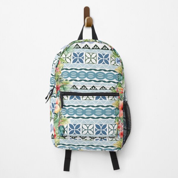 Item preview, Fiji Tropical Island Luisa Pattern Blue designed and sold by lolomastudio.