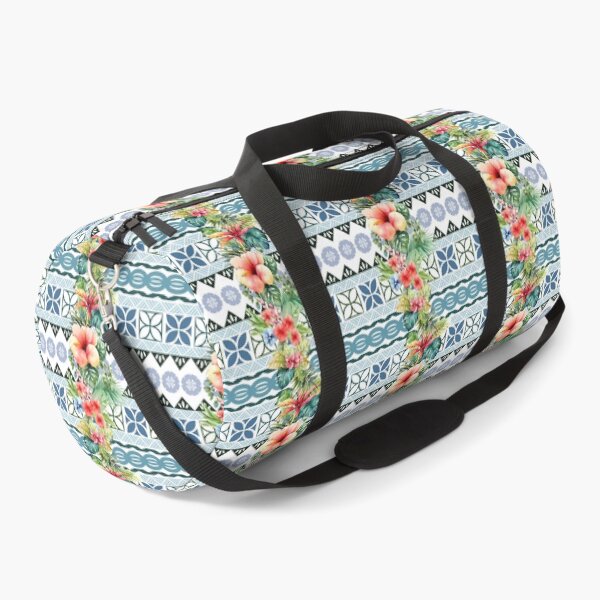 Item preview, Fiji Tropical Island Luisa Pattern Blue designed and sold by lolomastudio.