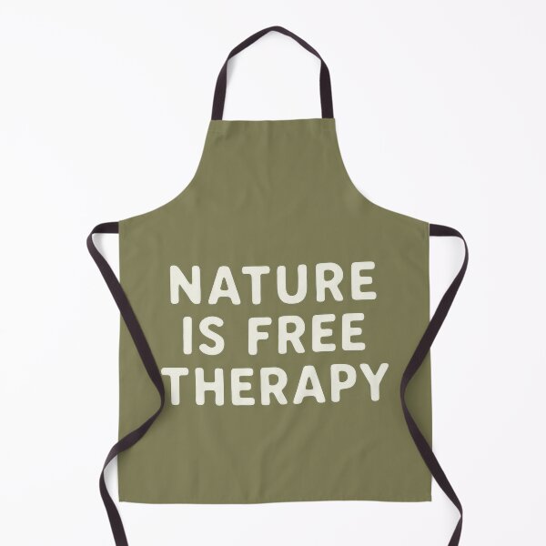 Item preview, Nature Is Free Therapy Green Minimal Quote Poster designed and sold by Trendy Sticker & Merch Collection - Express Yourself.