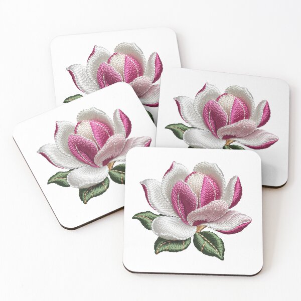Item preview, embroidery magnolia designed and sold by jkrphoto.