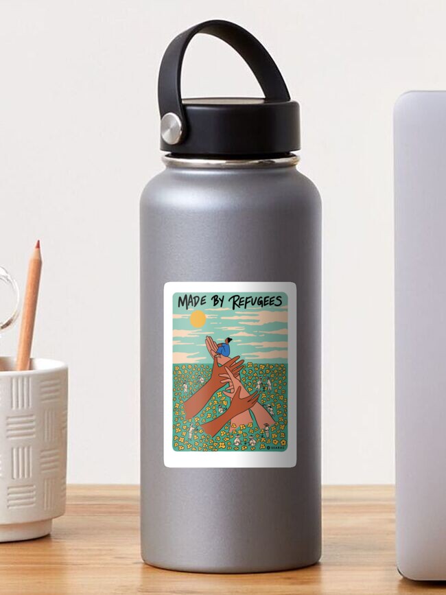 Thumbnail 1 of 3, Sticker, Natalie Bui - Made By Refugees designed and sold by searac.