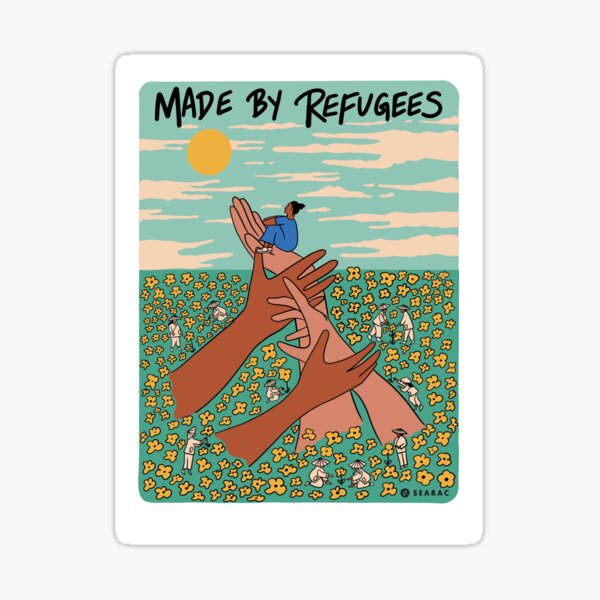Natalie Bui - Made By Refugees Sticker