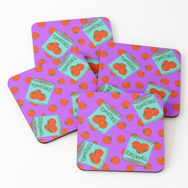Item preview, Can of Tomatoes With Tomato Background On Purple designed and sold by MBeesShop.