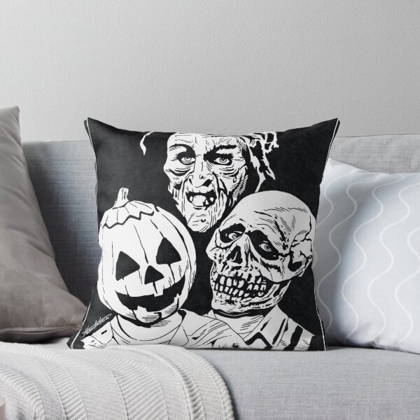 Item preview, SILVER SHAMROCK MASKS - Halloween III: Season of the Witch (Black and White) designed and sold by FamousWeirdosRB.