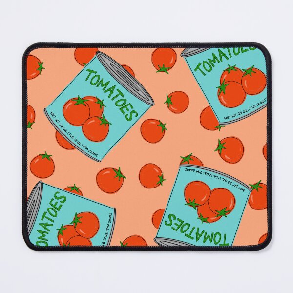 Item preview, Can of Tomatoes With Tomato Background On Light Orange Peach designed and sold by MBeesShop.