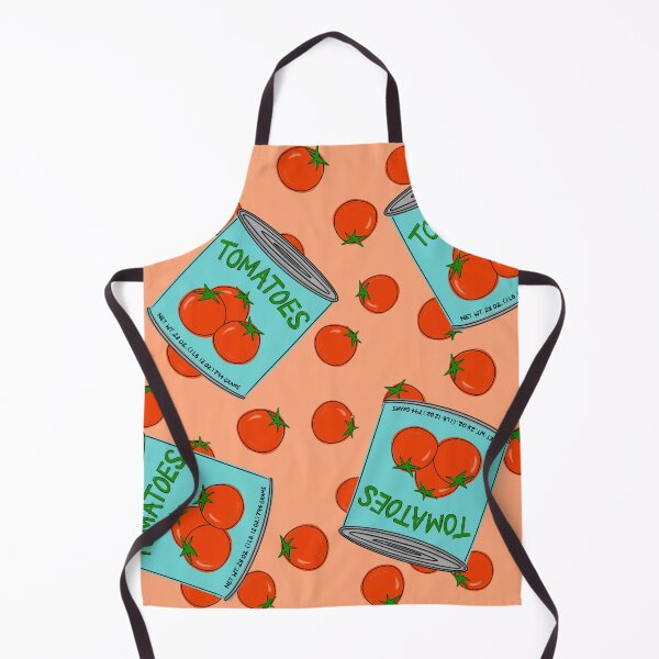 Item preview, Can of Tomatoes With Tomato Background On Light Orange Peach designed and sold by MBeesShop.
