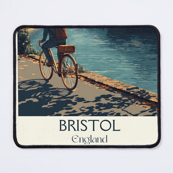 Item preview, Bristol Harbourside Cycling Artwork Print designed and sold by TuncGK.