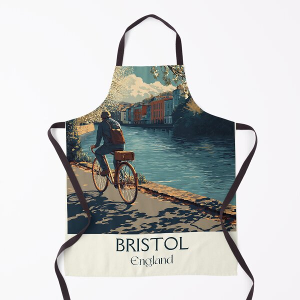 Item preview, Bristol Harbourside Cycling Artwork Print designed and sold by TuncGK.