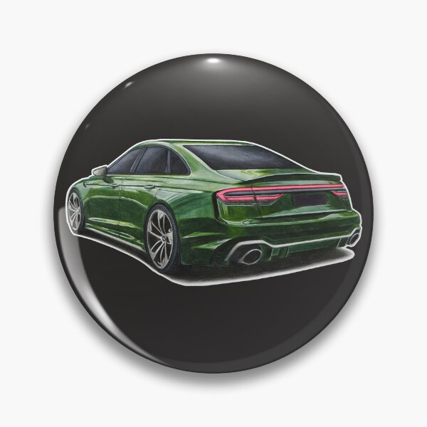 Item preview, Green modern German car designed and sold by SylwiaCarArt.