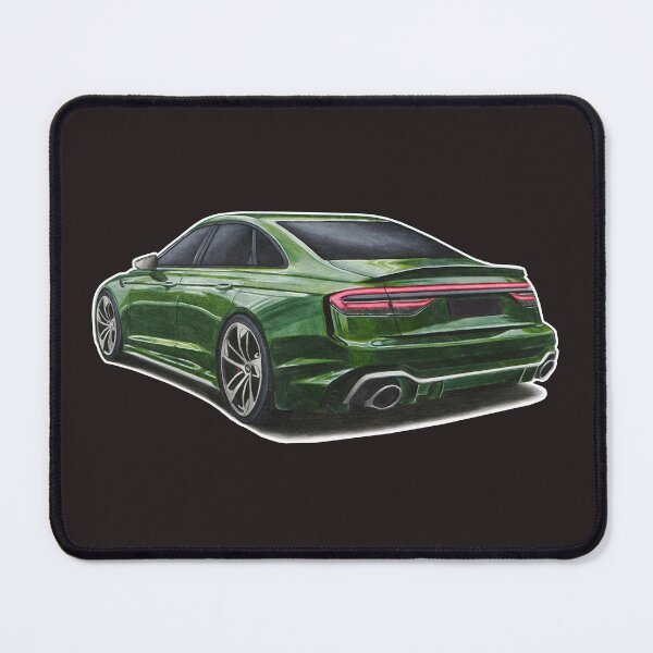 Item preview, Green modern German car designed and sold by SylwiaCarArt.